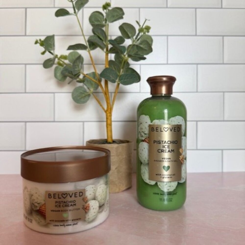 Beloved Pistachio Ice Cream Shower Gel and Body Butter - Fresh for Spring!